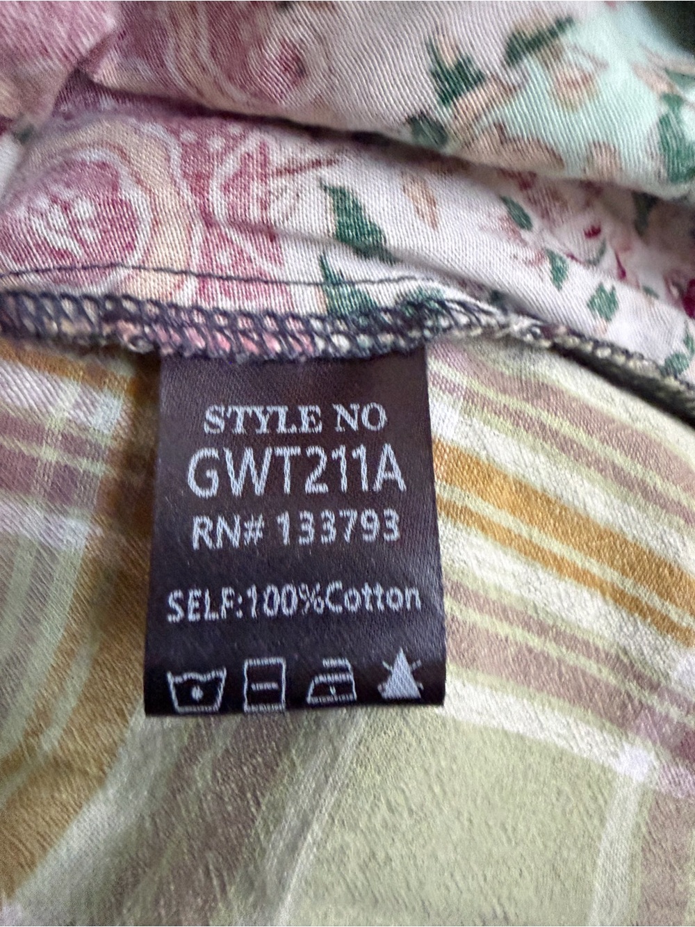 POL Patchwork Light Blue Denim Jacket with Floral & Plaid Accents - Picture 11 of 14